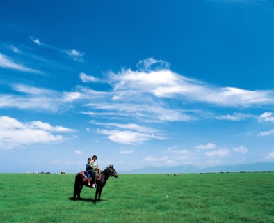 Prairie Ruoergai, province du Sichuan, Chine