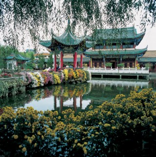 Lac Cui, Lac d'émeraude, Kunming, province du Yunnan, Chine