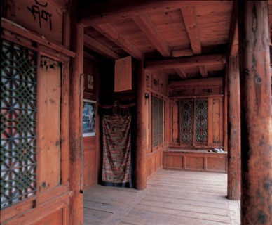 Résidence, province du Qinghai, Chine