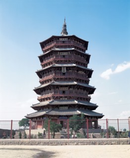 Pagode en bois, Yingxian, province du Shanxi, Chine