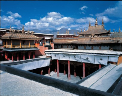 Palais Blanc, Palais du Potala, Tibet, Chine