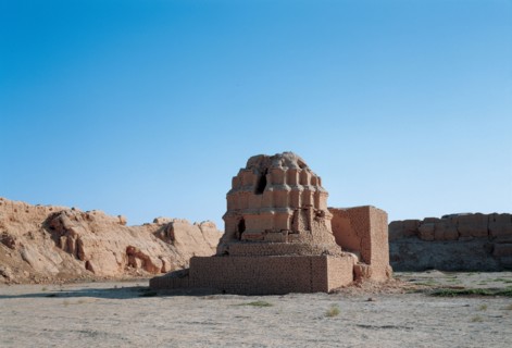 Gucheng, ancienne ville de garnison, province du Xinjiang, Chine