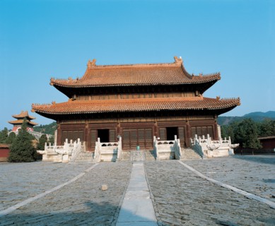 Tombes Qingdong, Tombe Xiao, Hall Longen, province du Hebei, Chine