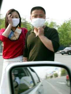 Pneumonie atypique en Chine.