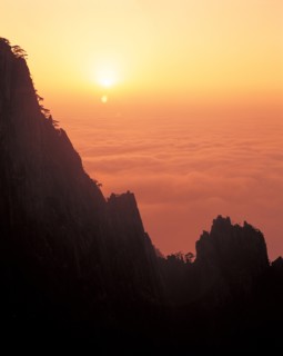 Le Mont Huangshan, Chine
