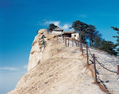 Pic ouest du Mont Huashan, Shanxi, Chine