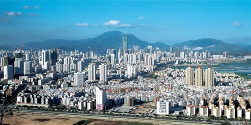 Paysage urbain, Shenzen, Chine