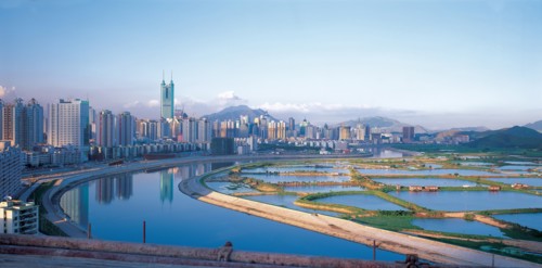 Paysage urbain, Shenzen, Chine