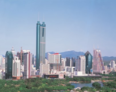 Paysage urbain, Shenzen, Chine