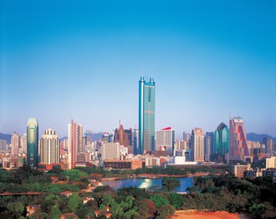 Paysage urbain, Shenzen, Chine