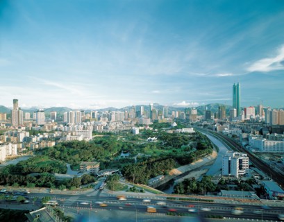 Paysage urbain, Shenzen, Chine