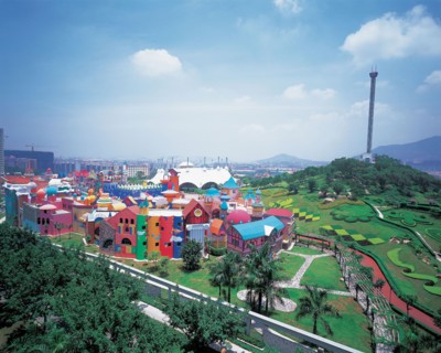 Maisons colorées, Chine
