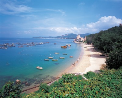Plage, Chine