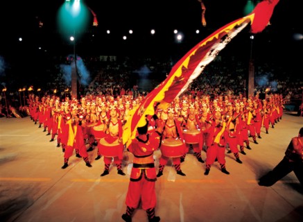Joueurs de tambour, Chine