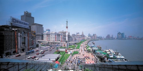 Le Bund, à Shanghaï, Chine