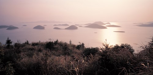La baie Yalong de Sanya sur l'île de Hainan, Chine