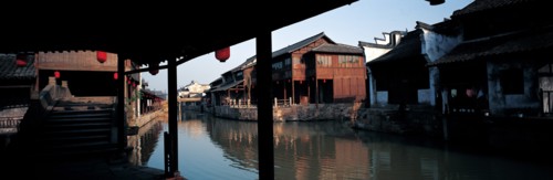 Village sur l'eau, Chine