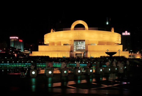 Bâtiment éclairé, Chine