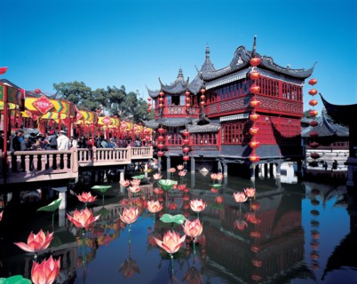 La Temple de la Ville de Dieu, Shanghaï, Chine