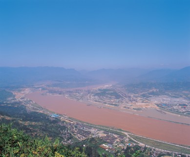Le fleuve Changjiang, Chine