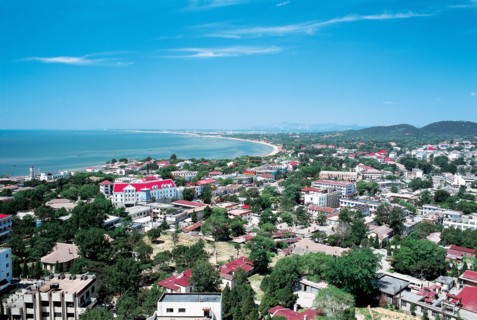 Station balnéaire de Beidaihe, Chine