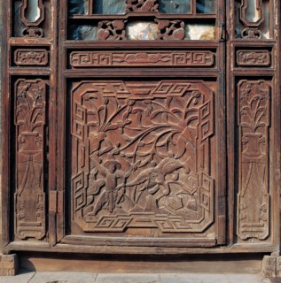 Gravure sur bois, ville de Pingyao, province du Shanxi, Chine