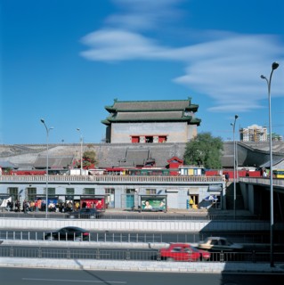 Porte monumentale "Desheng Men", Pékin, Chine