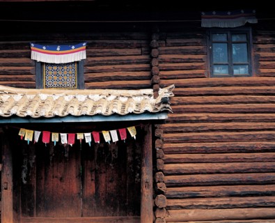 Maison, province du Yunnan, Chine