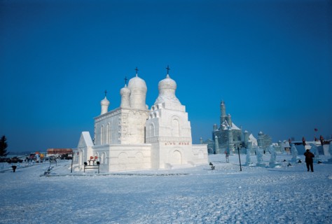 Harbin, Snow Sculpture, Chine