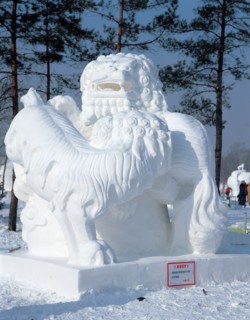 Harbin, Snow Sculpture, Chine
