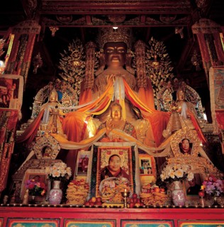Longwu Lamasery, Qinghai, Chine