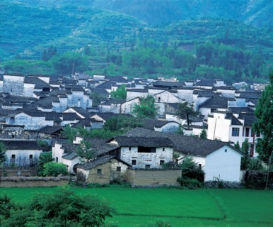 Village, province de l'Anhui, Chine
