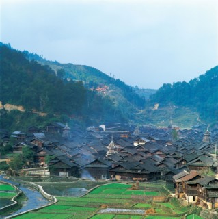 La Tour du Tambour Liping, Chine