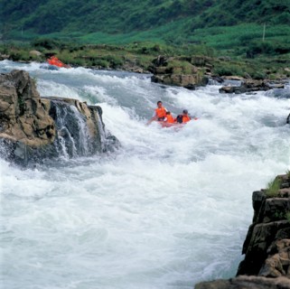 Rafting, Chine