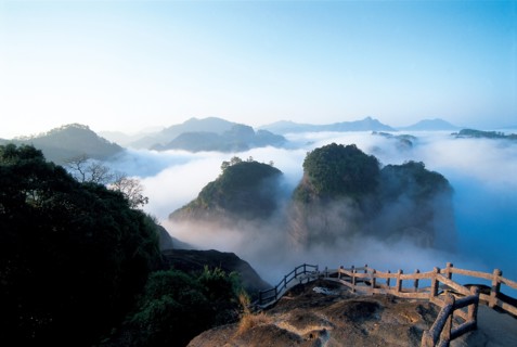 Les Monts Wuyi, Chine