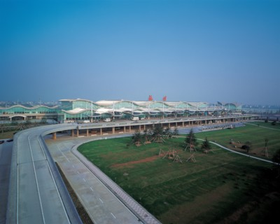 L'aéroport international de Xiaoshan, Hangzhou, Zhejiang, Chine