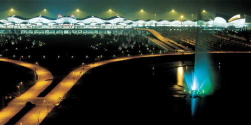 L'aéroport international de Xiaoshan, Hangzhou, Zhejiang, Chine