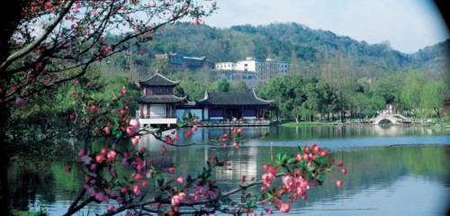 Îlot sur le Lac de l'Ouest, Chine