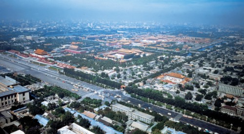 La rue Changan à Pékin, Chine