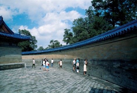 Mur de l'Echo du Temple de l'auguste ciel à Pékin, Chine