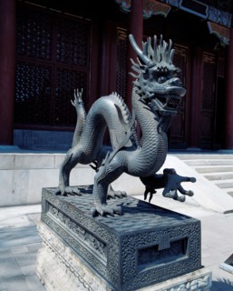Dragon en bronze