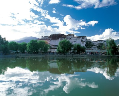 La Palais Potala à Lhassa, Chine
