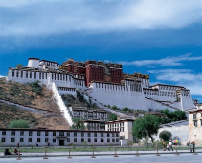 La Palais Potala à Lhassa, Chine