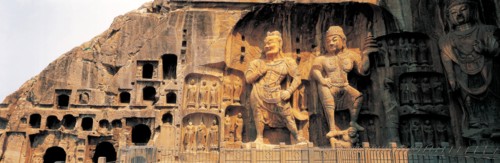 Les Grottes de Longmen, Chine
