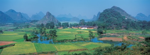 Vue sur la ville de Guilin, Chine
