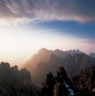 Mont Huang,  Chine