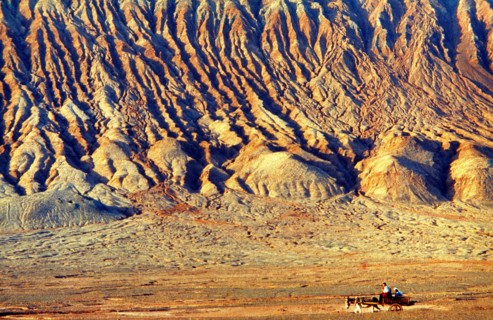 Les Montagnes de Feu de Turpan, Chine