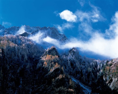 Shuangqiao valley in Xiaojing, Sichuan, China