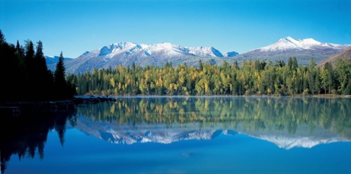 Kanasi Lake in Xinjiang, China
