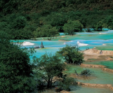 Huanglong Natural Preserve, Sichuan, China
